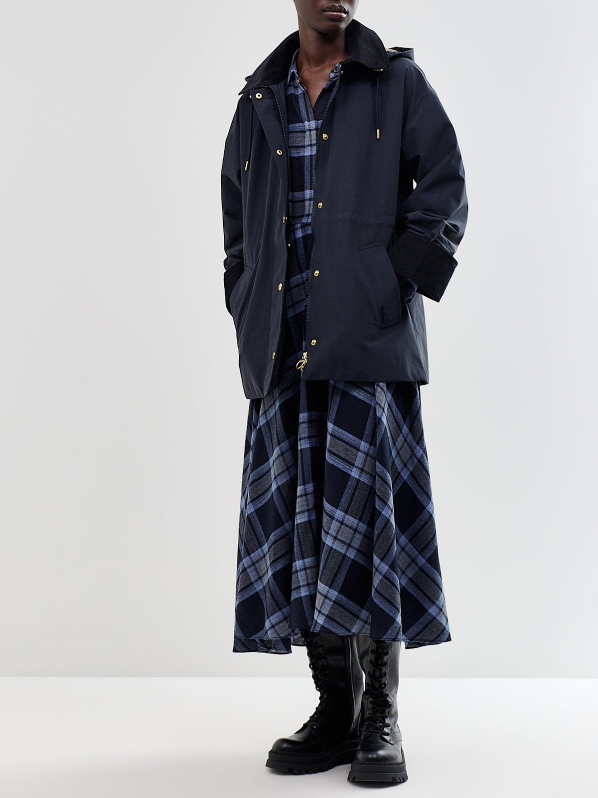 Barbour Evelyn Showerproof Jacket Navy
