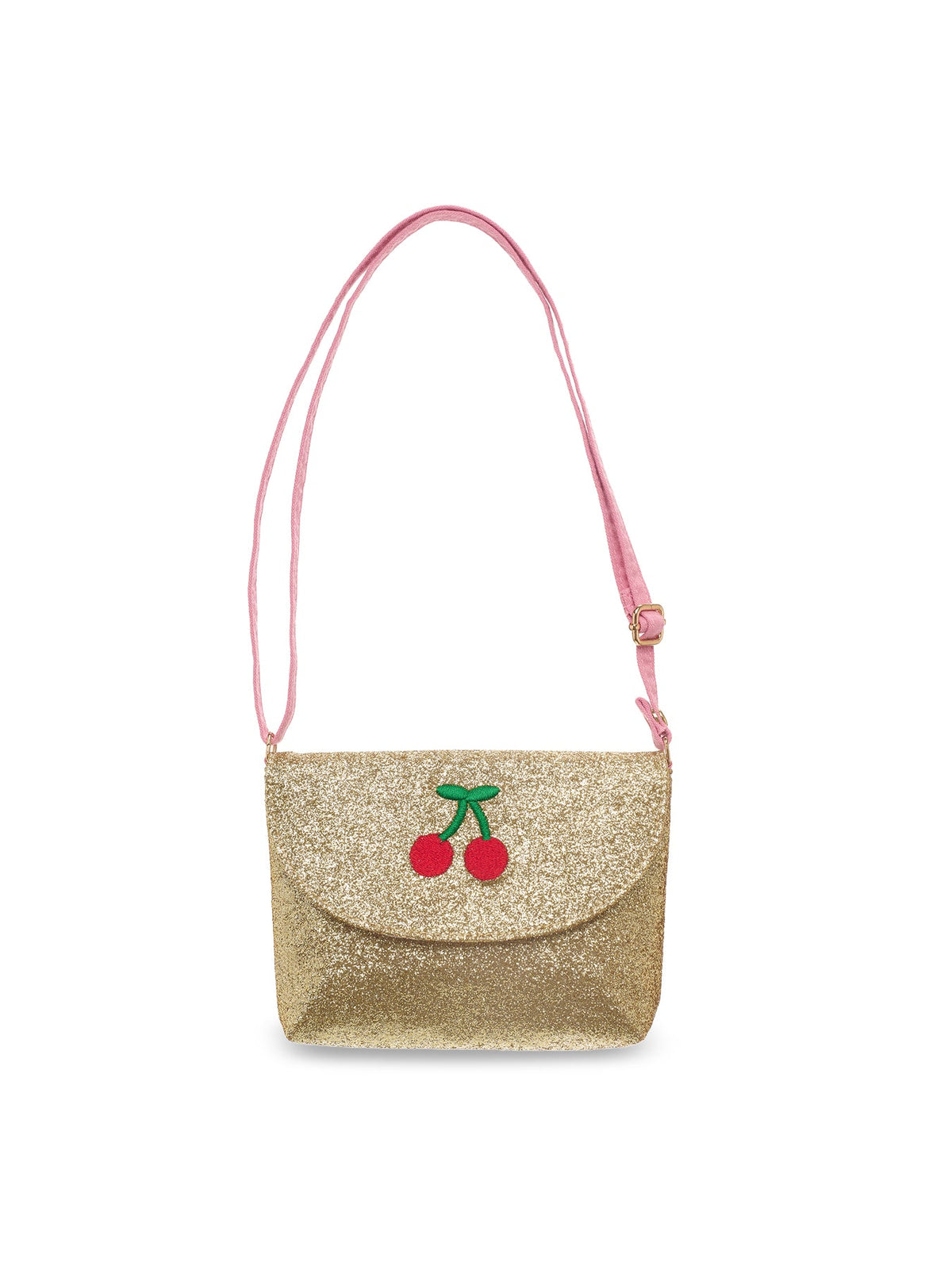 Kids' Cherry Dreams Glitter Bag Gold
