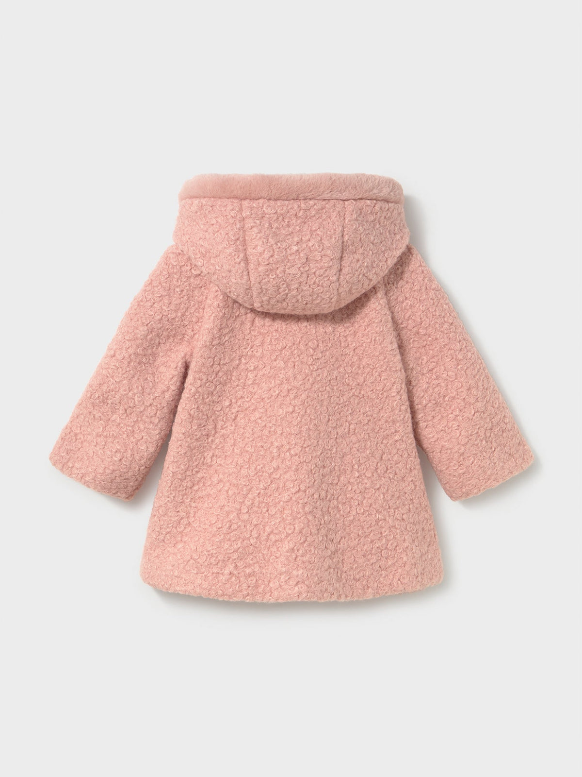 Baby Hooded Bouclé Coat