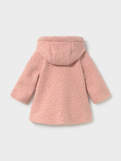 Baby Hooded Bouclé Coat