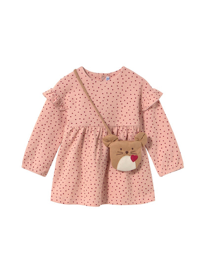 Baby Dress with Bag Pink