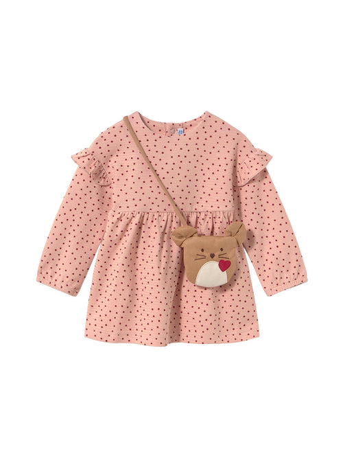 Baby Dress with Bag Pink