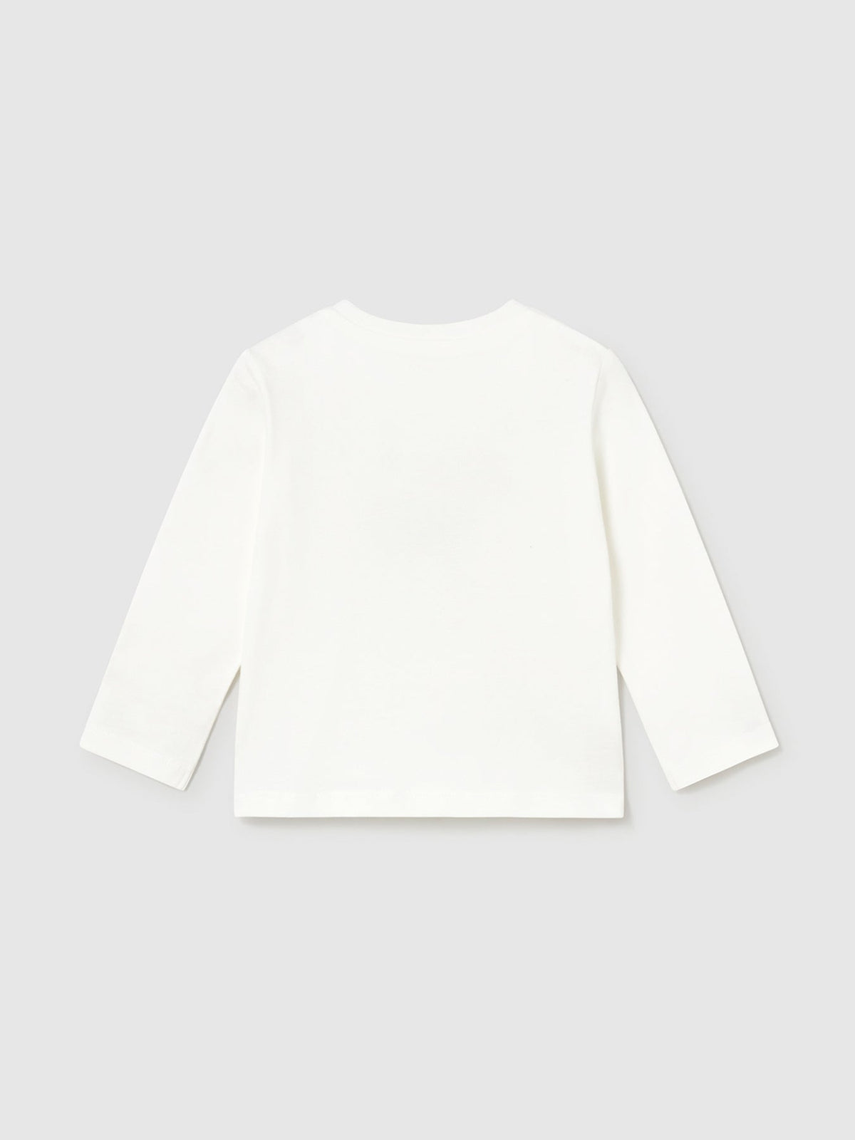 Baby Appliqué Long Sleeve T-Shirt Cream