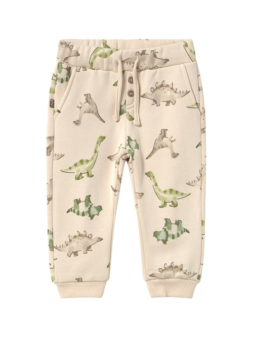 Baby's Cotton Blend Patterned Trousers