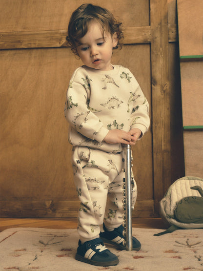 Baby's Cotton Blend Patterned Trousers