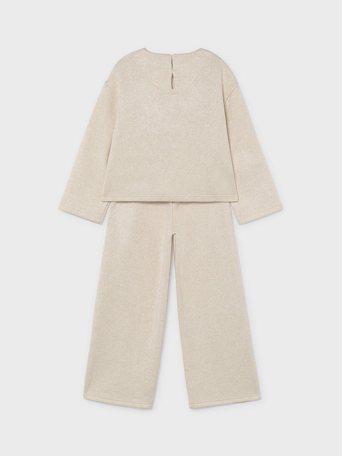 Knitted Trousers Set - Beige Vigo