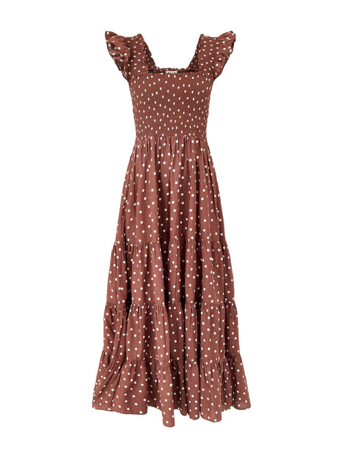 Kendall Midi Dress Brown