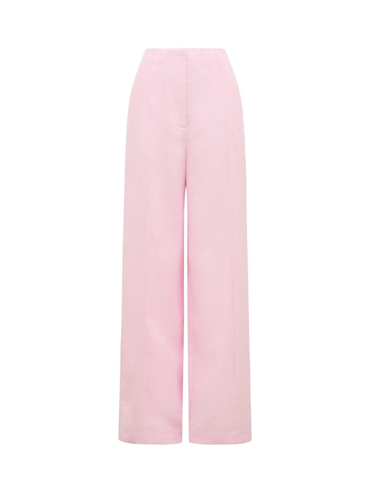 Posey Linen Wide Leg Trousers Pink
