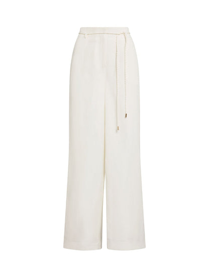 Myla Wide Leg Trousers White