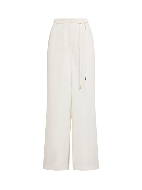 Myla Wide Leg Trousers White