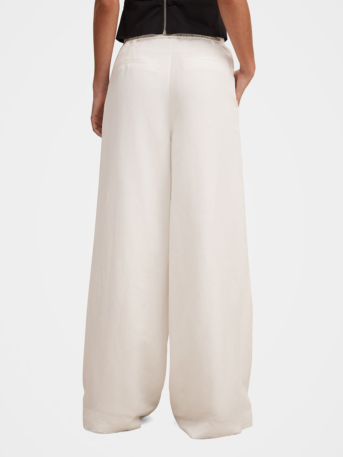 Myla Wide Leg Trousers White