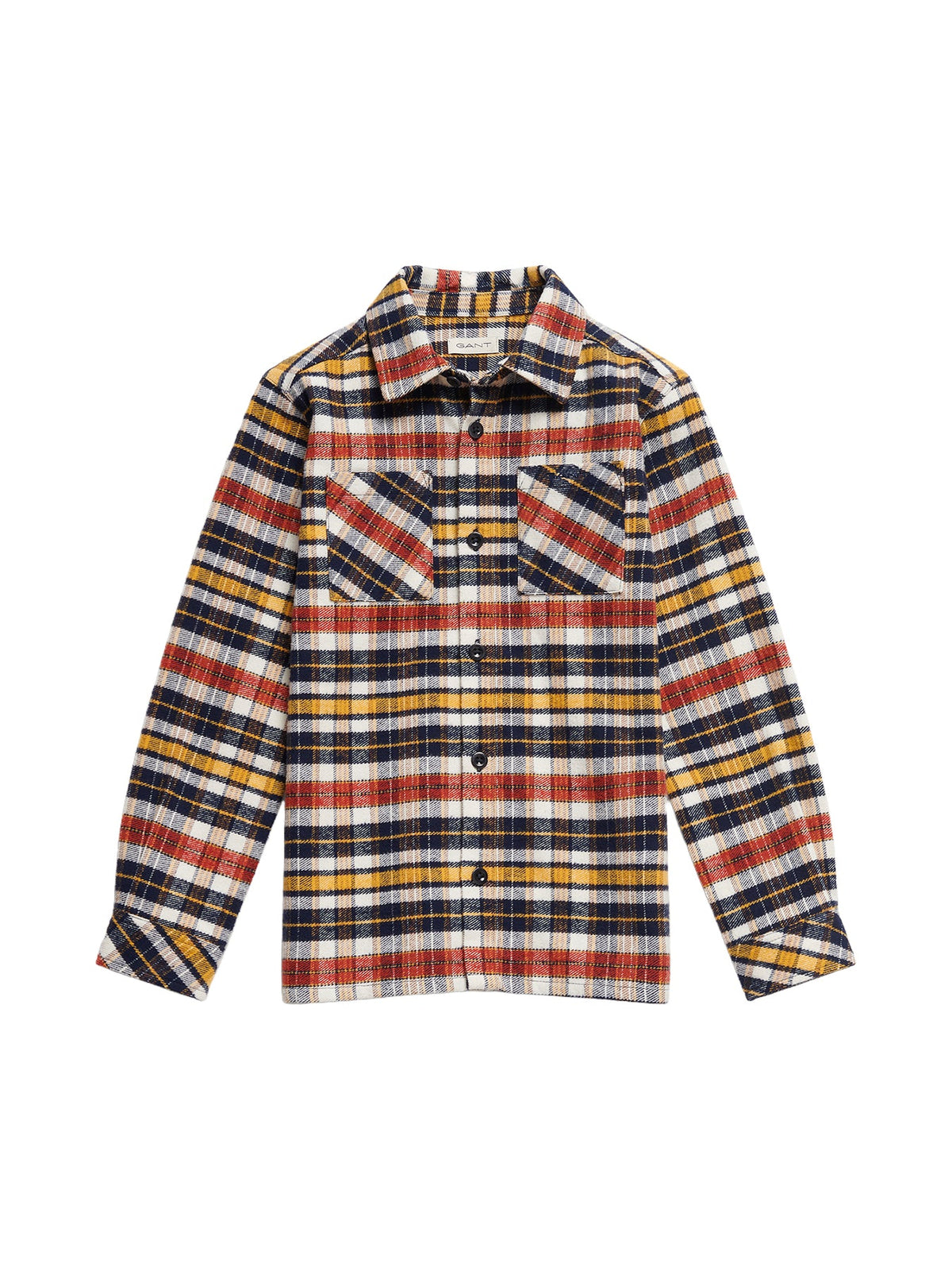 Block Check Cotton Overshirt