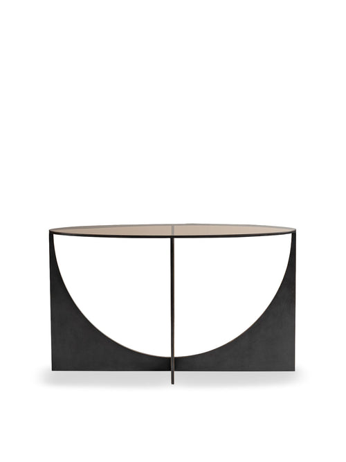 Glenthorpe Sculpted Console Table Brown