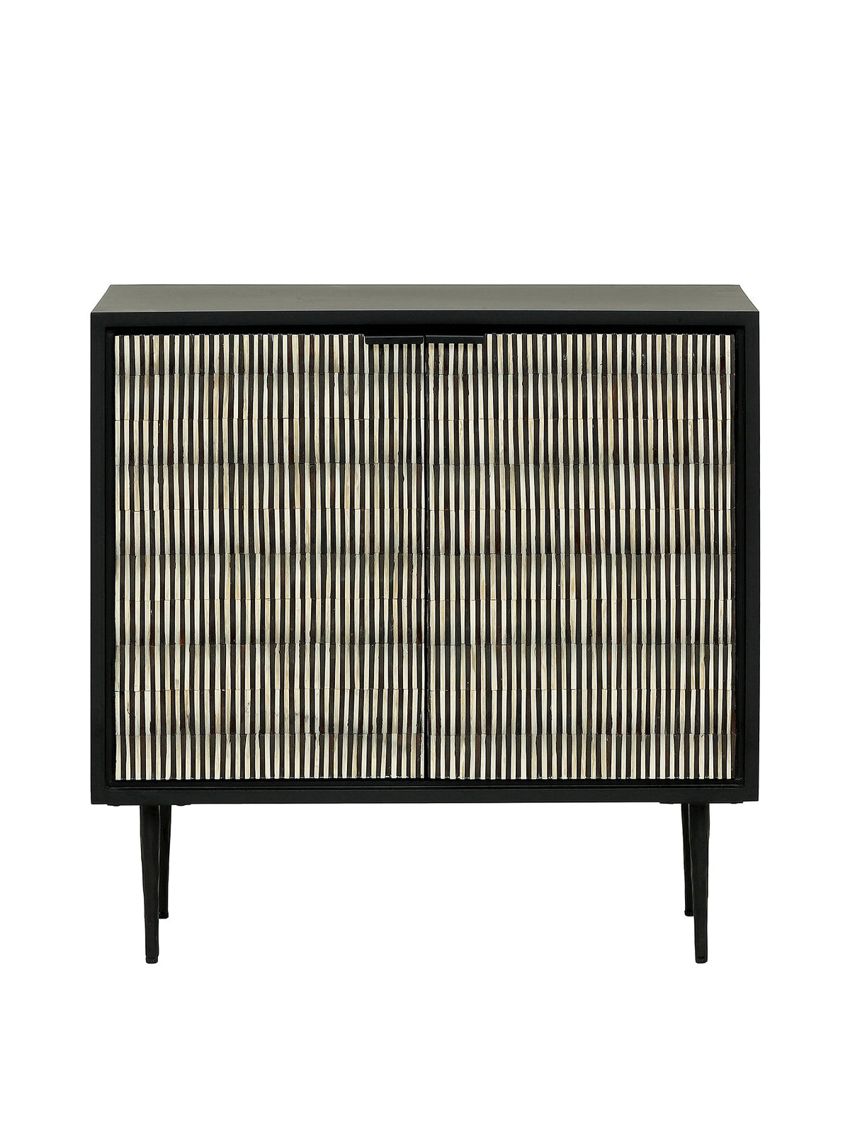 Imperia Bone Inlay Display Cabinet Black