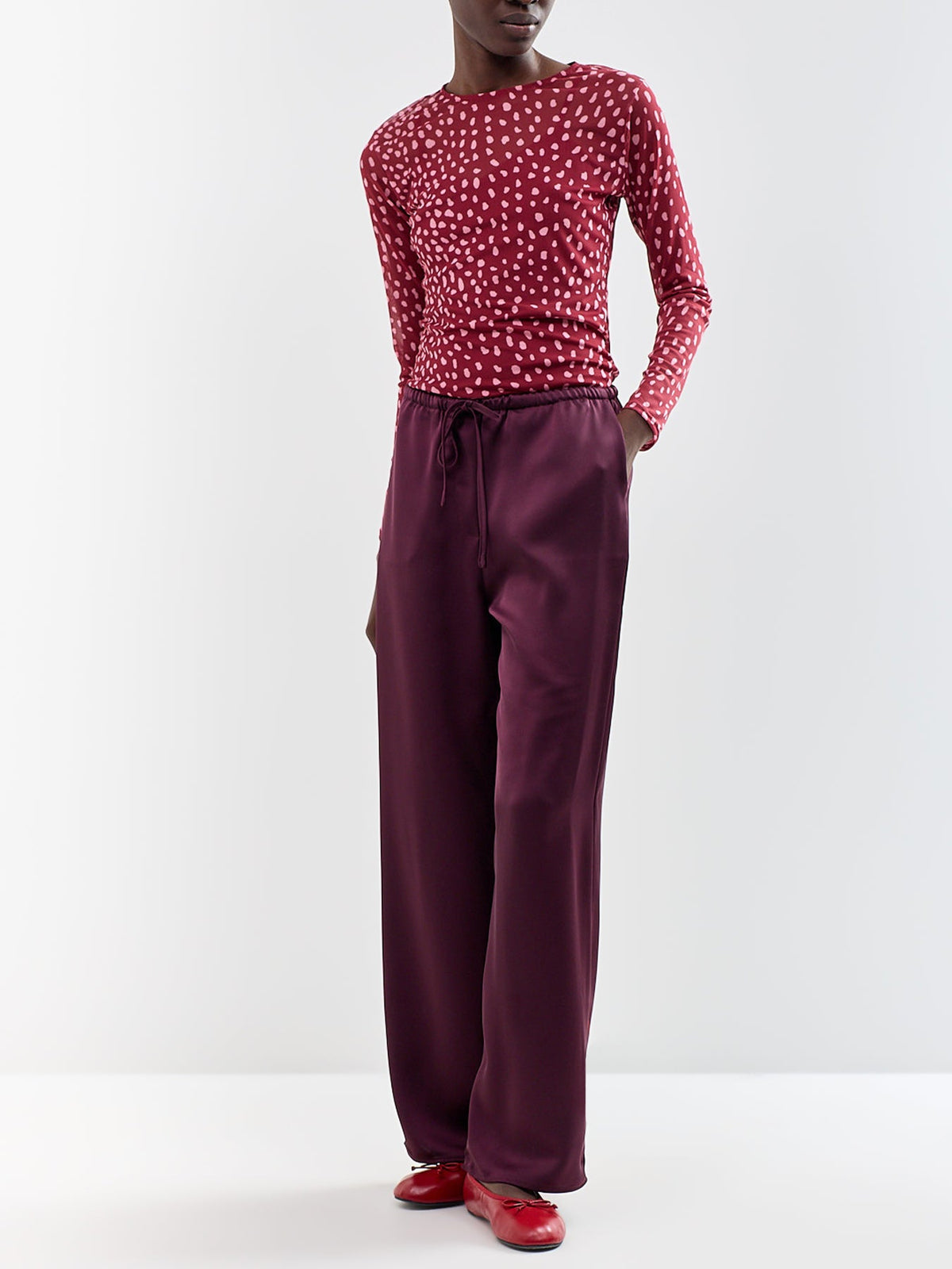 Breya Drawstring Trousers Fig