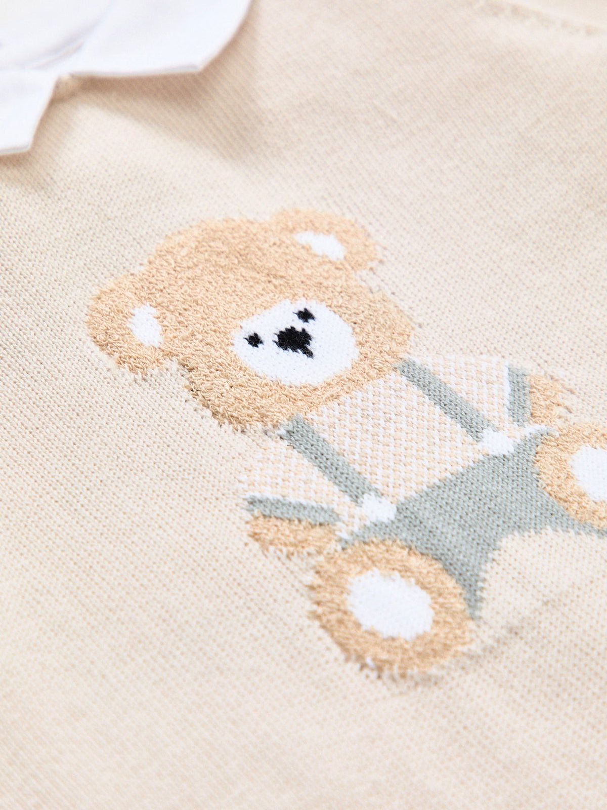 Milo Teddy Knitted All-In-One & Hat Set