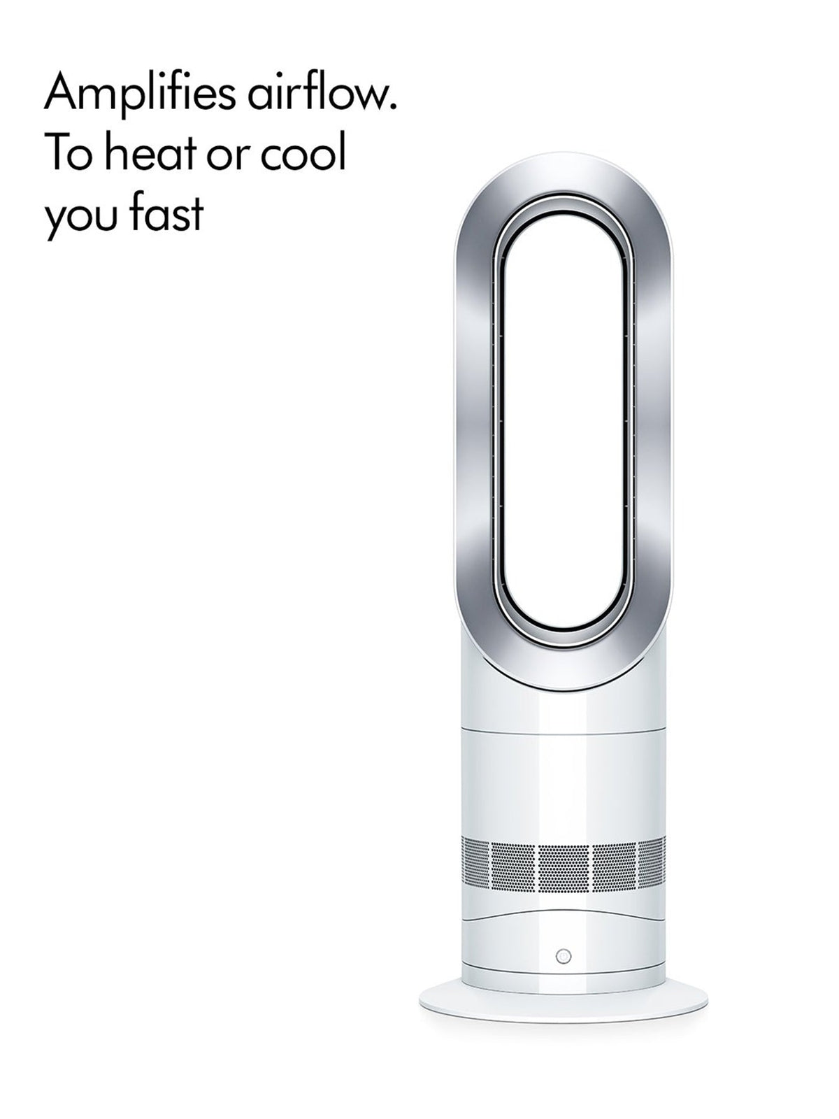 AM09 Hot + Cool Fan Heater White