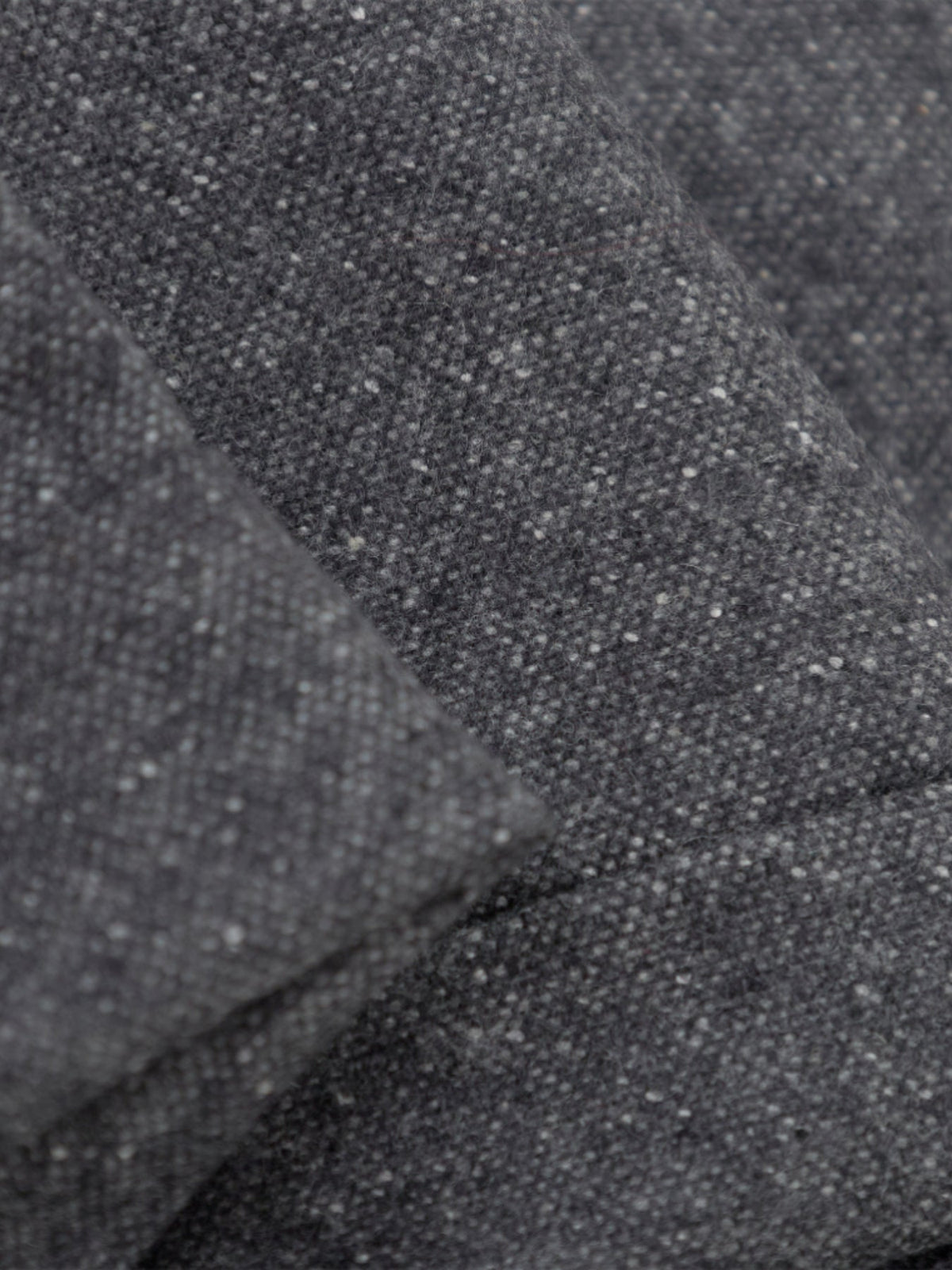 Virgin Wool & Silk Blend Poggio Tailored Trousers - Grey Tweed