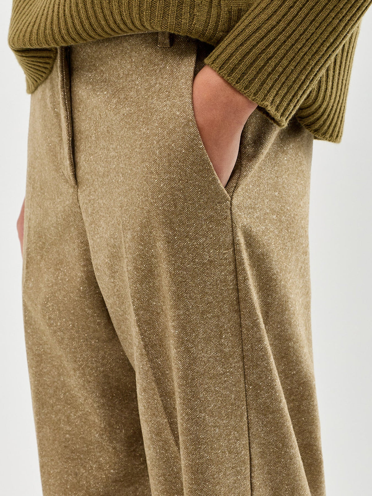 Women's Virgin Wool & Silk Blend Poggio Trousers