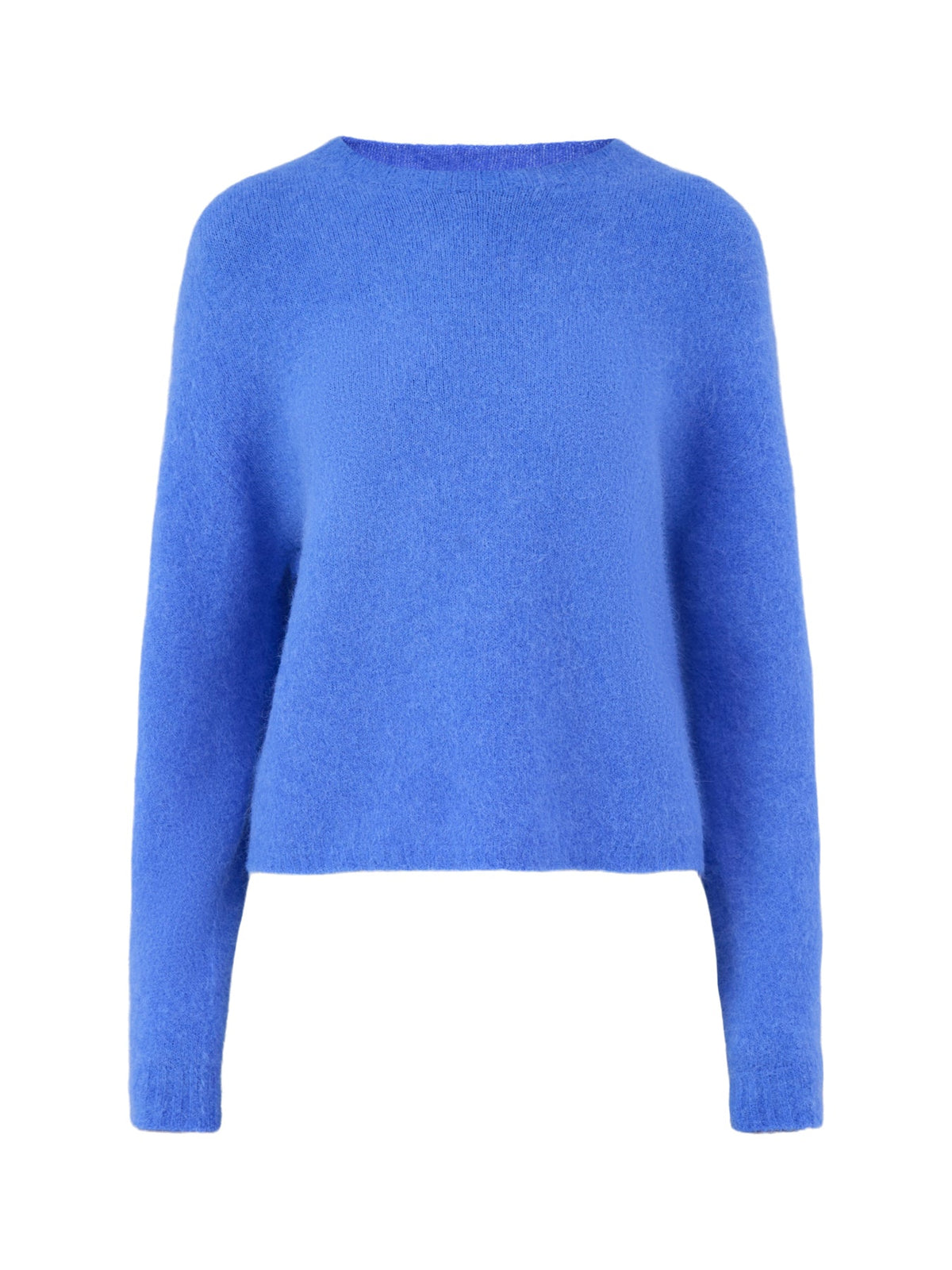 Alpaca & Wool Blend Giunco Sweater - Periwinkle Blue