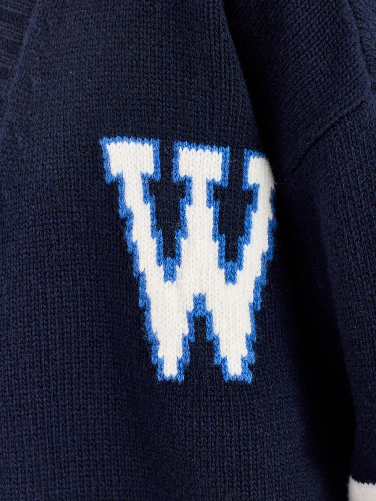 Belgio Wool Cardigan Navy