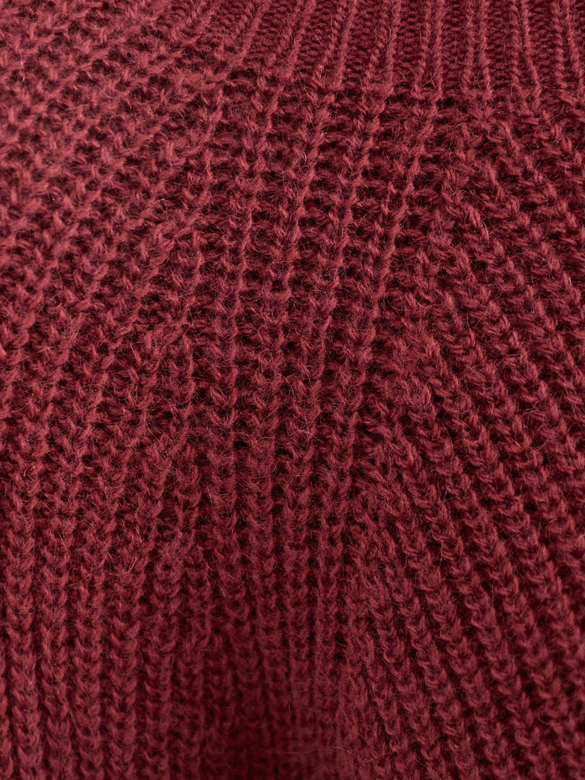 Xeno Mohair Blend Jumper Burgundy