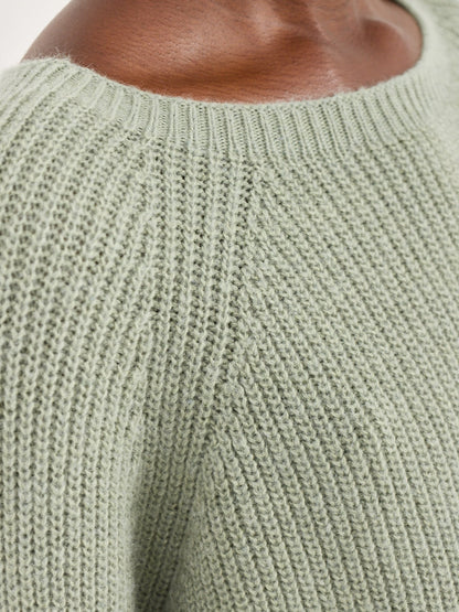 Xeno Mohair Blend Jumper Green