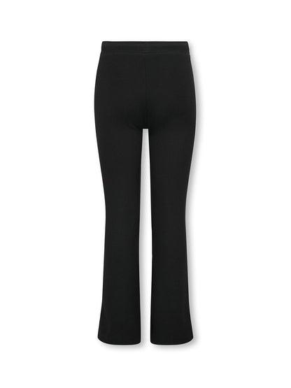 Kids Ribbed Flared Trousers