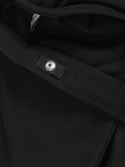 Kids Ribbed Flared Trousers