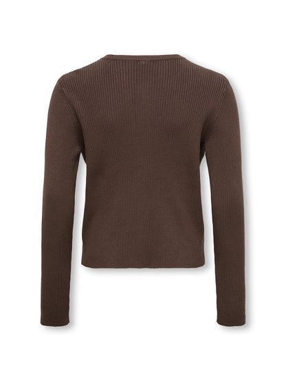 Kids' Cardigan Brown