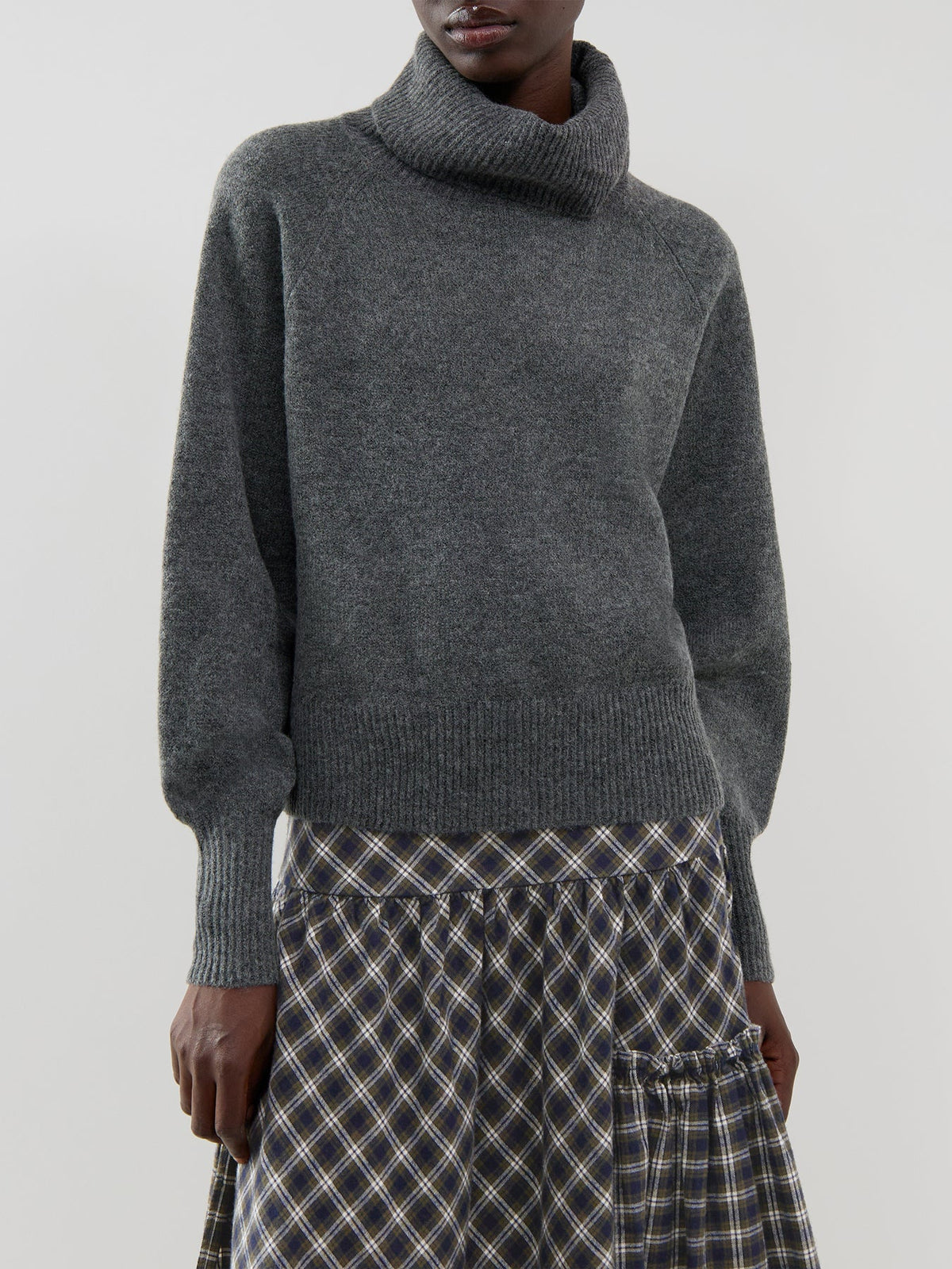 Wool Blend Olivia Roll Neck Jumper