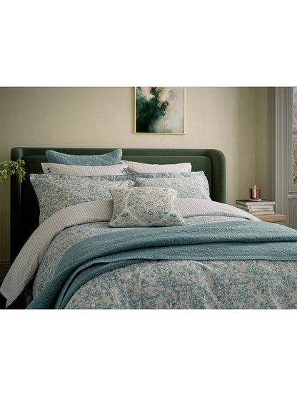 Celina Duvet Cover Set Celadon & Olive