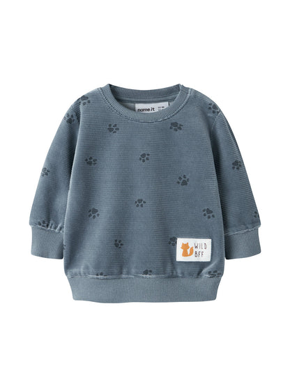 Organic Cotton Velour Sweatshirt