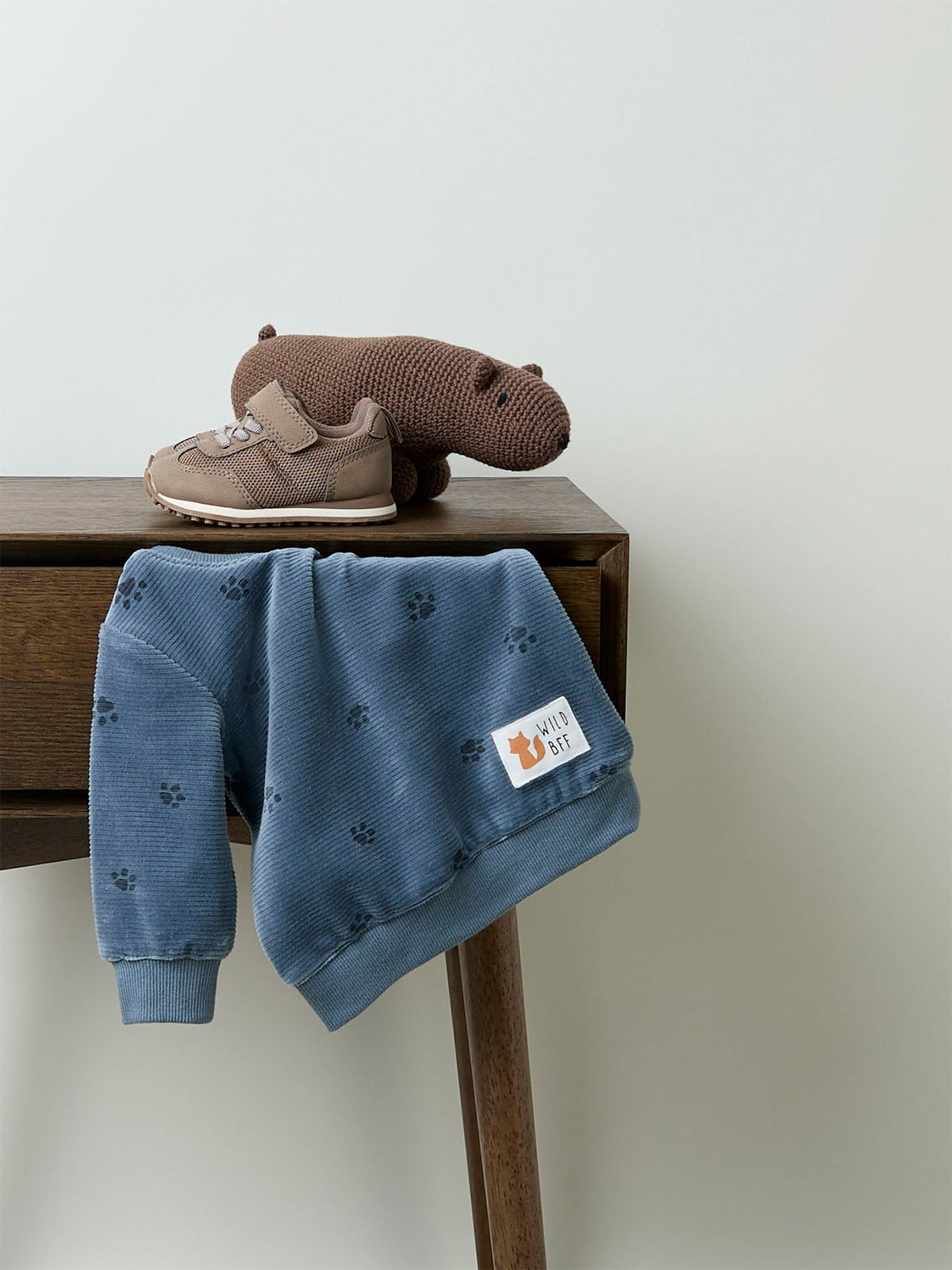 Organic Cotton Velour Sweatshirt