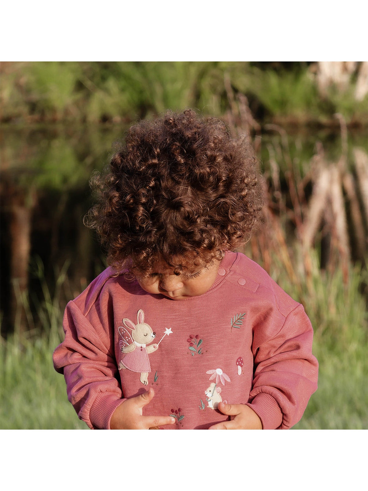 Baby Organic Cotton Embroidered Windcheater