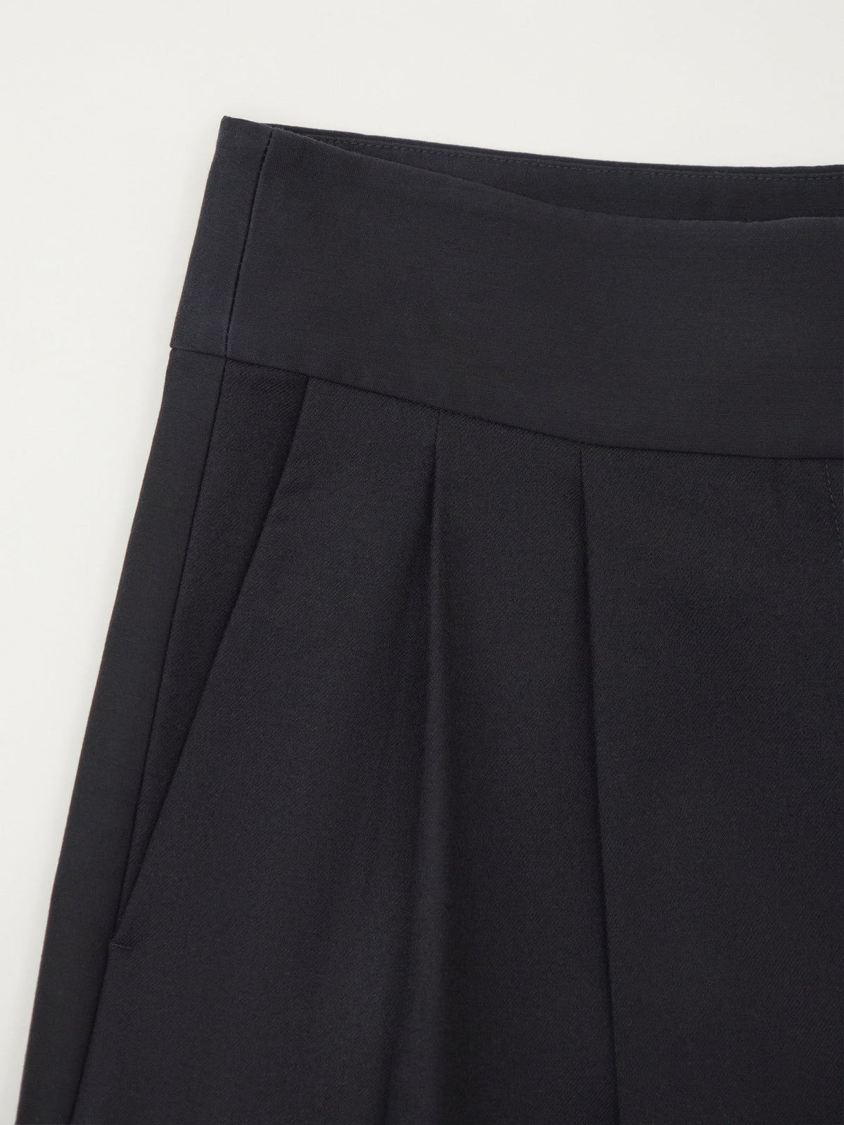 Wool Valiant Lace Culottes - Black
