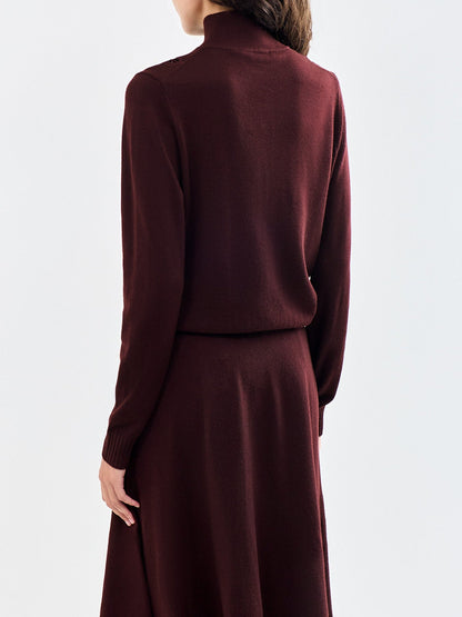 Wool Valiant Merino Lace Turtleneck