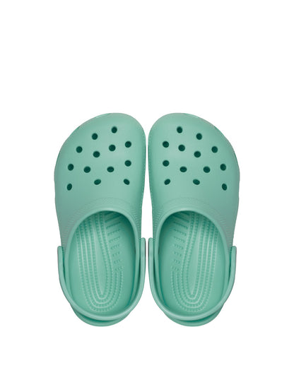 Kids' Classic EVA Clogs In Retro Green