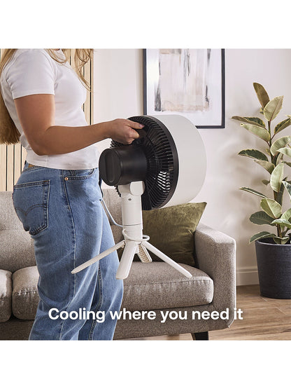 DUOCOOL Smart WiFi 2-in-1 Fan White