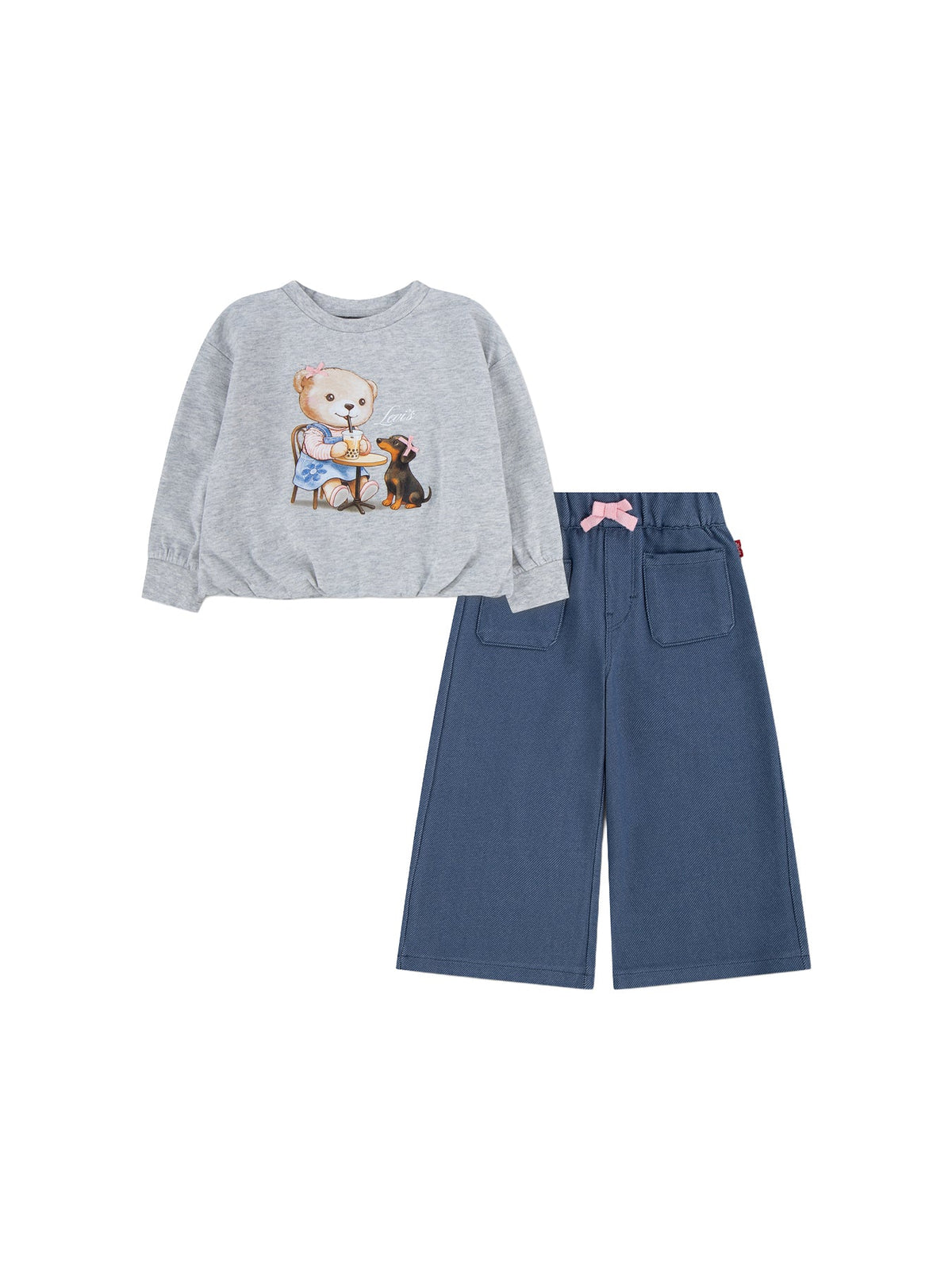 Baby Levi's Meet And Greet Top And Knit Bottom Set