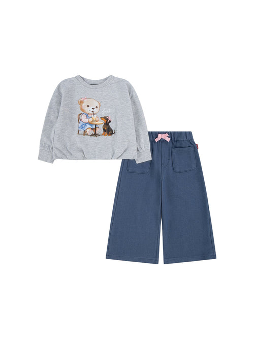 Baby Levi's Meet And Greet Top And Knit Bottom Set