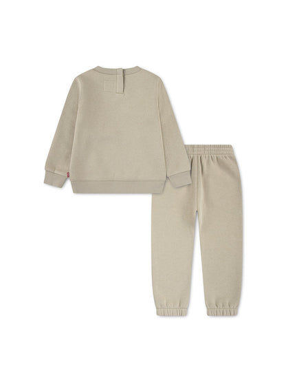 Baby Levi's Core Batwing Knit Set Tan