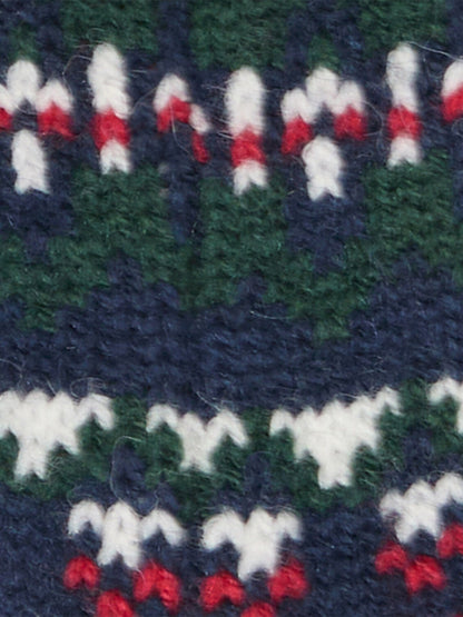 Marlow Fairisle Dog Scarf Festive Navy