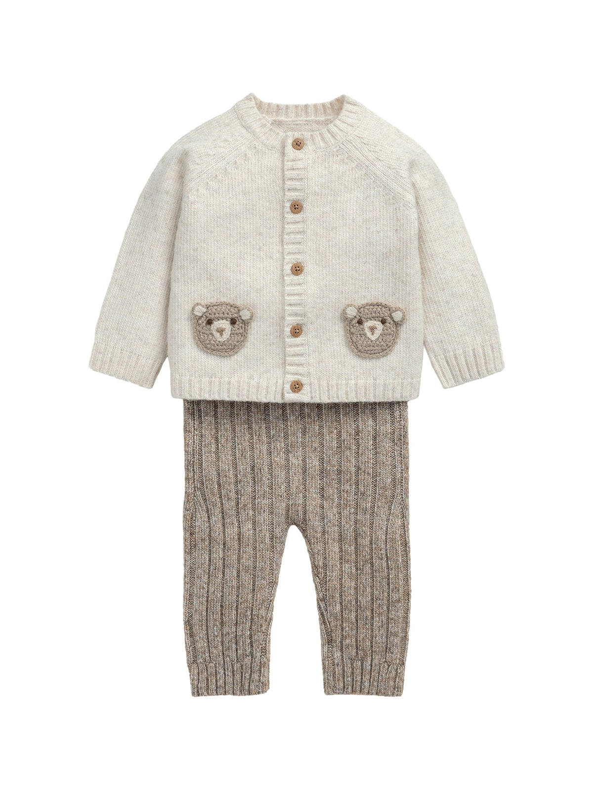 Baby Bear Knitted Two Piece Set
