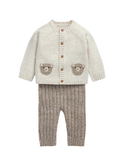Baby Bear Knitted Two Piece Set