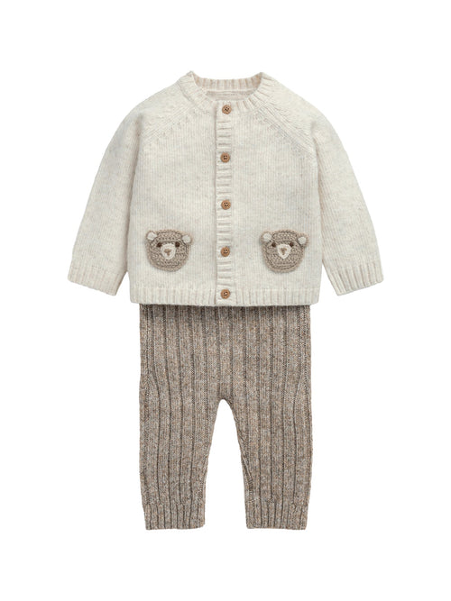 Baby Bear Knitted Two Piece Set