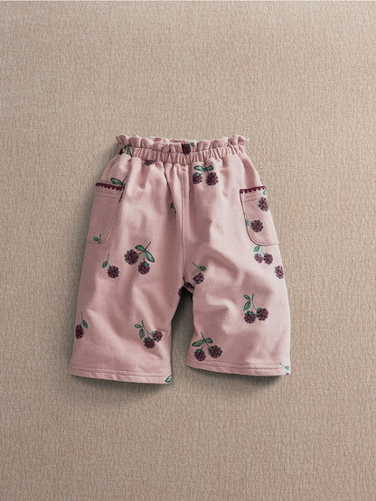 Baby Bramble Print Joggers Pink