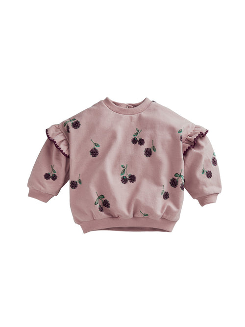 Baby Bramble Print Sweatshirt Pink