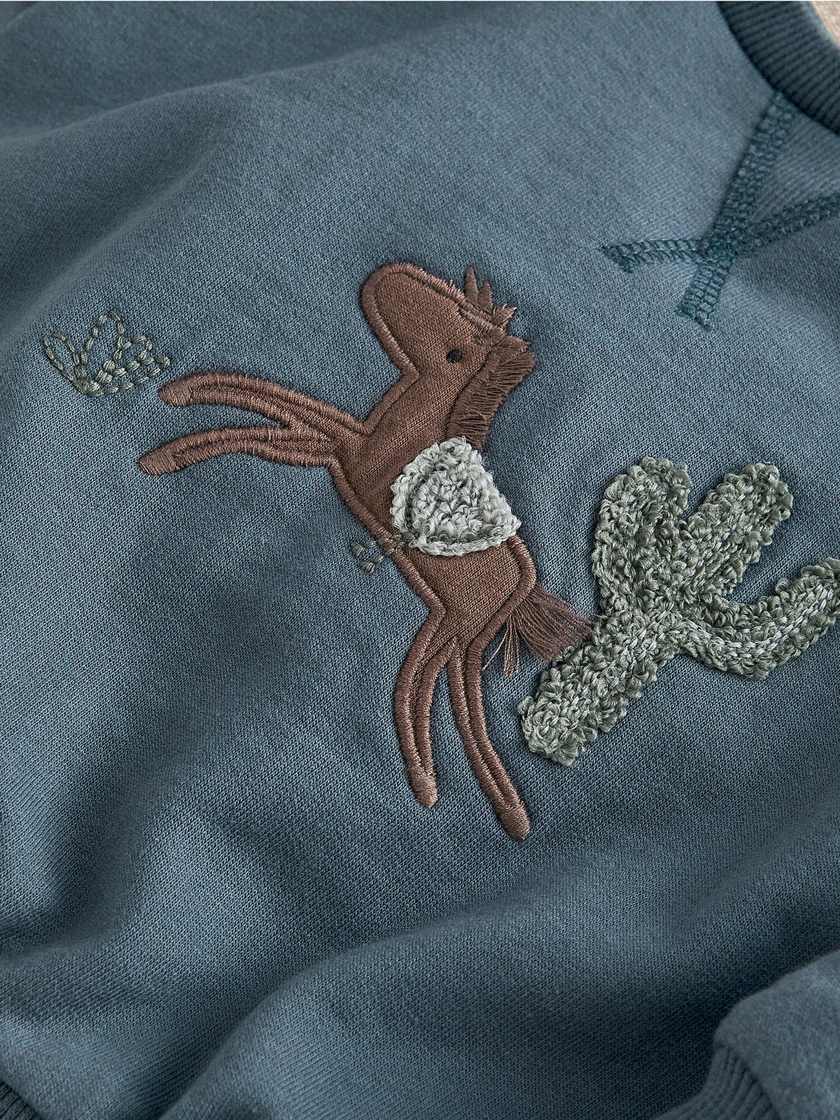 Baby Pony Sweatshirt Blue