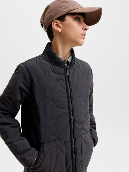Axel Nylon Liner Jacket Black